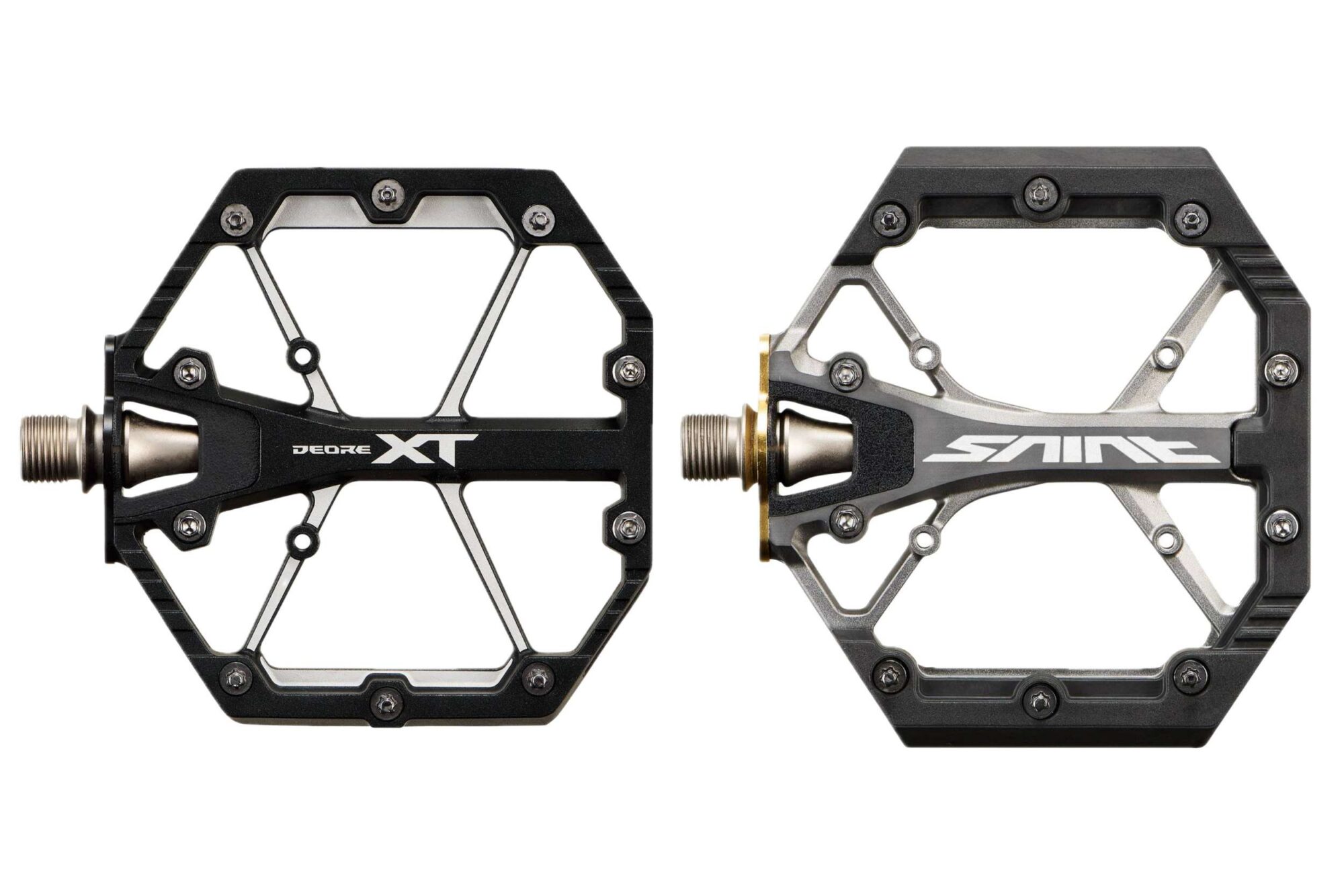 SHIMANO predstavilo nové flat pedále SAINT a DEORE XT.