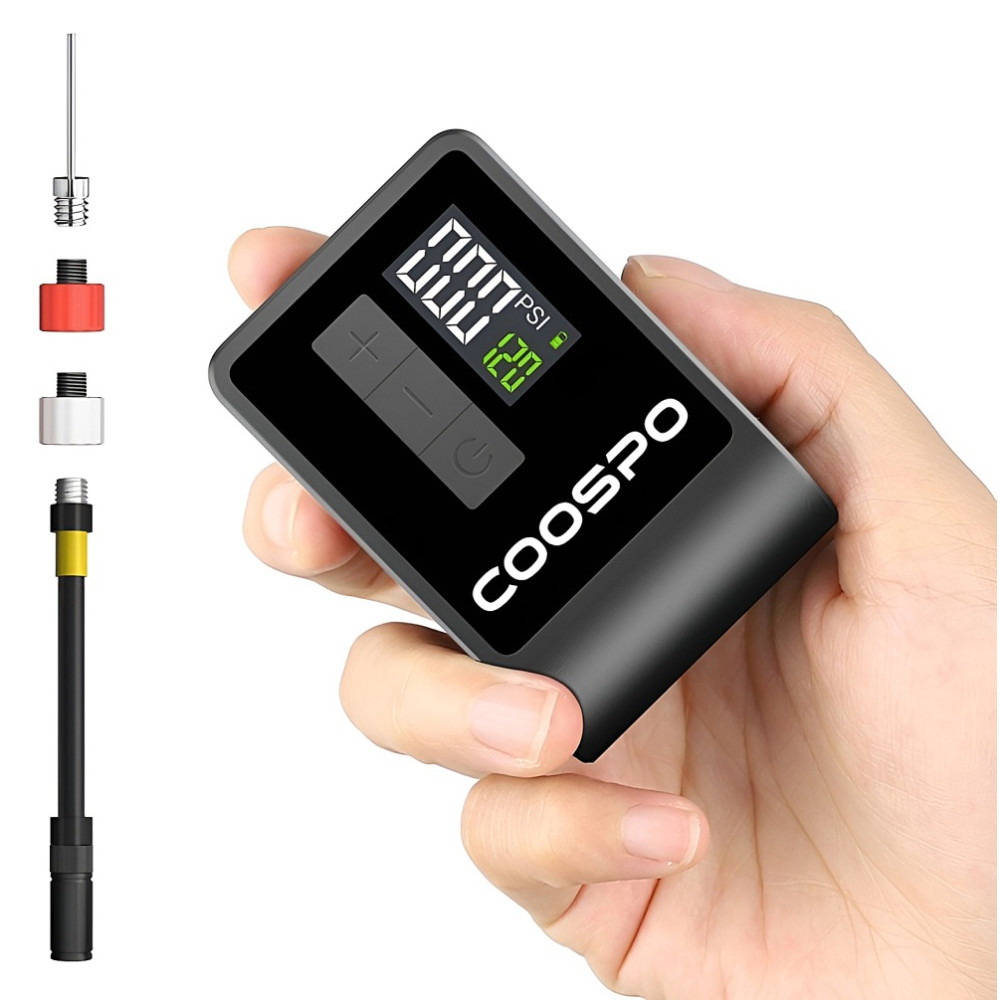 Recenzia: Coospo AP-B1 – Univerzálna mini elektrická pumpa pre cestu aj mtb