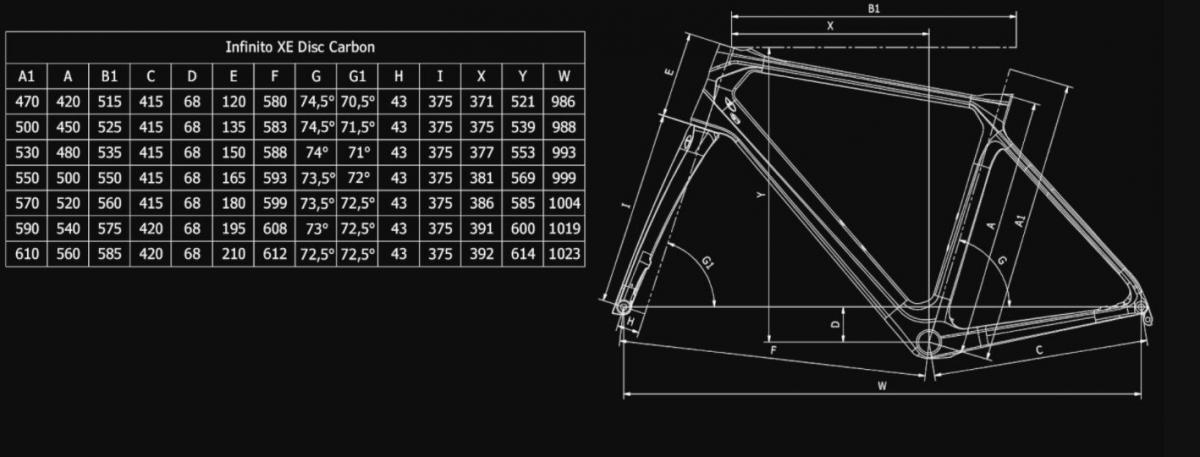 Bianchi Infinito XE Disc 105 Di2 12sp Celeste