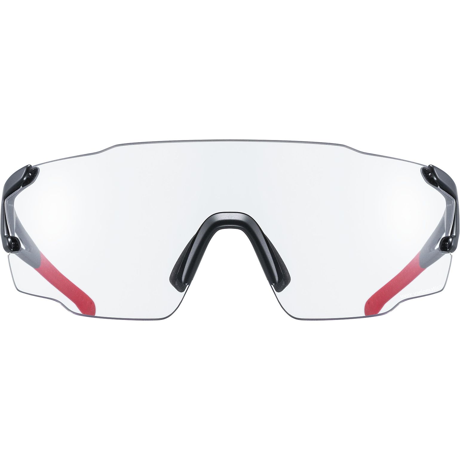 uvex sportstyle 804 V black mat red