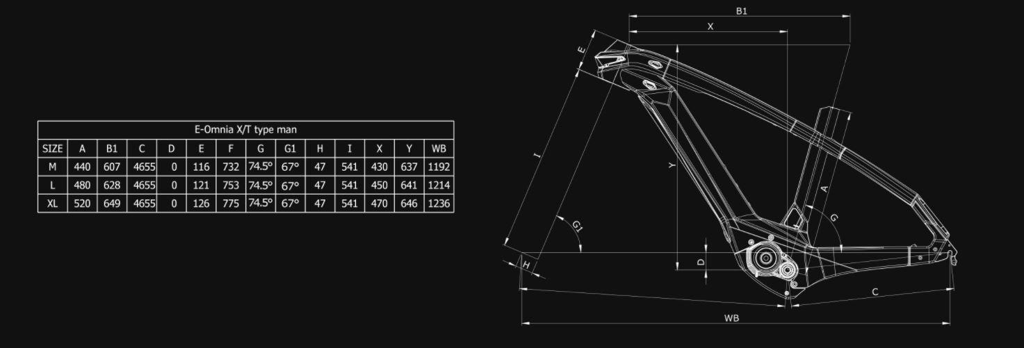 BIANCHI E-OMNIA X TYPE HT SX12 BOSCH čiernoceleste