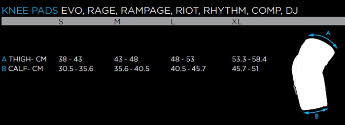 CHRÁNIČE KOLIEN A HOLENÍ 661 RAMPAGE