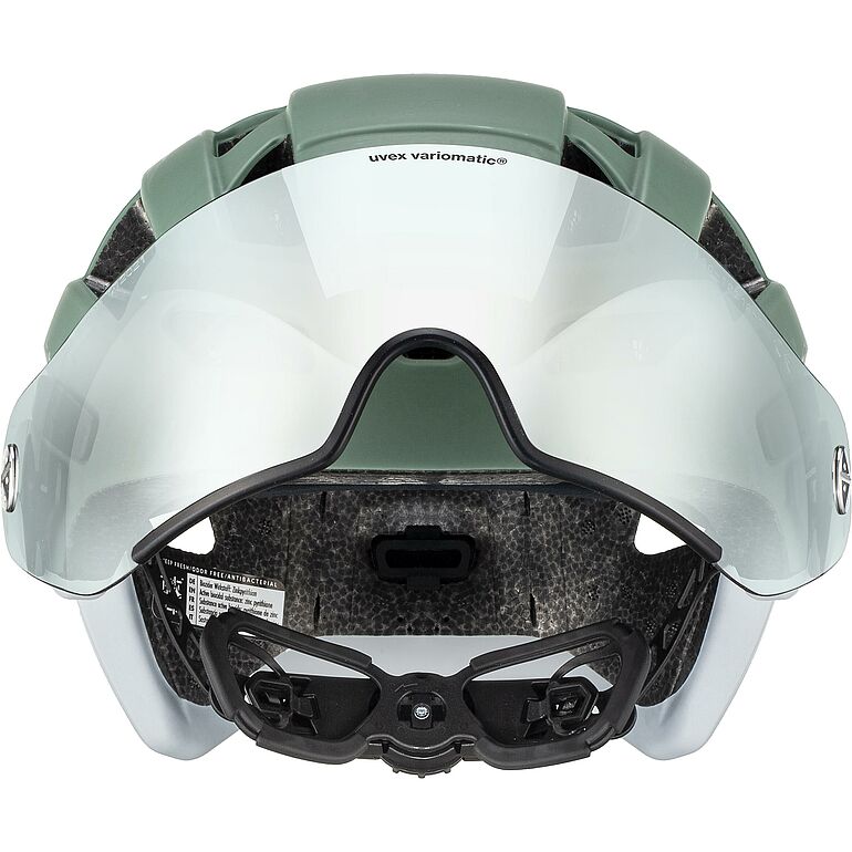 uvex finale visor V zeleno biela
