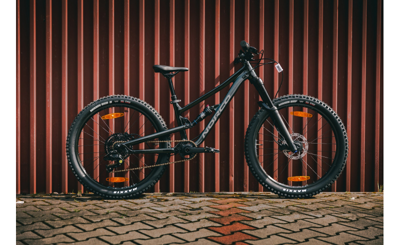 Bicykel detský NORCO Fluid FS 2 24" čierny