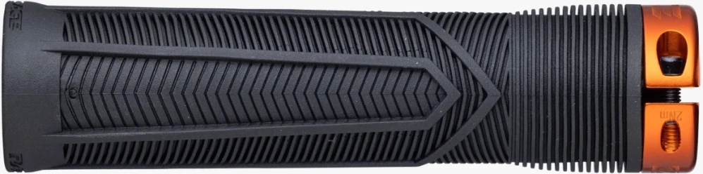 Gripy Race Face CHESTER čierne/oranžová 31mm