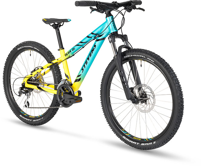 STEVENS TEAM RC 24" citronovo modrý