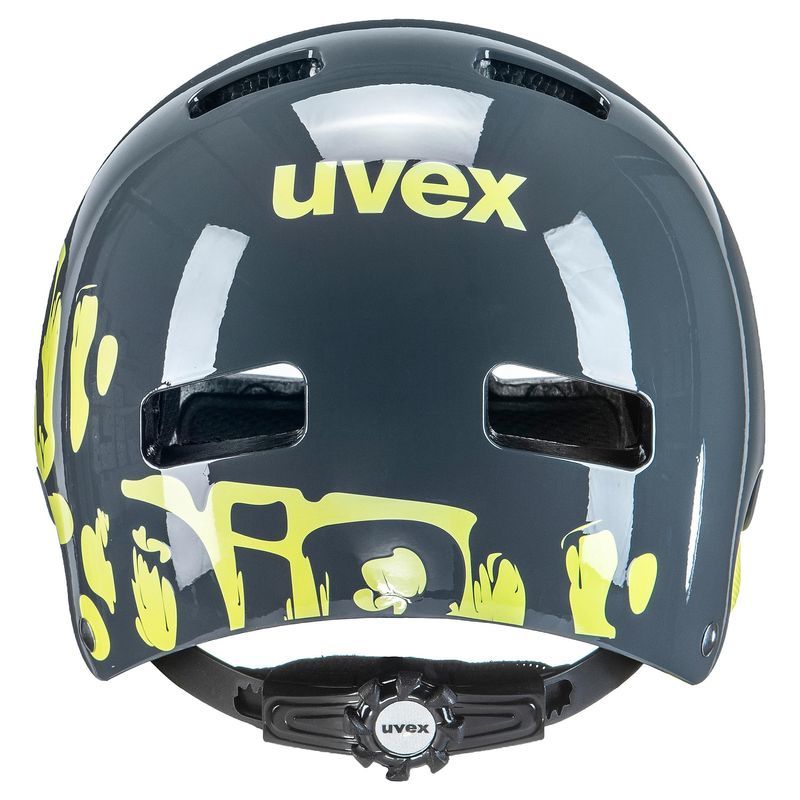 uvex kid 3 dirtbike grey-lime