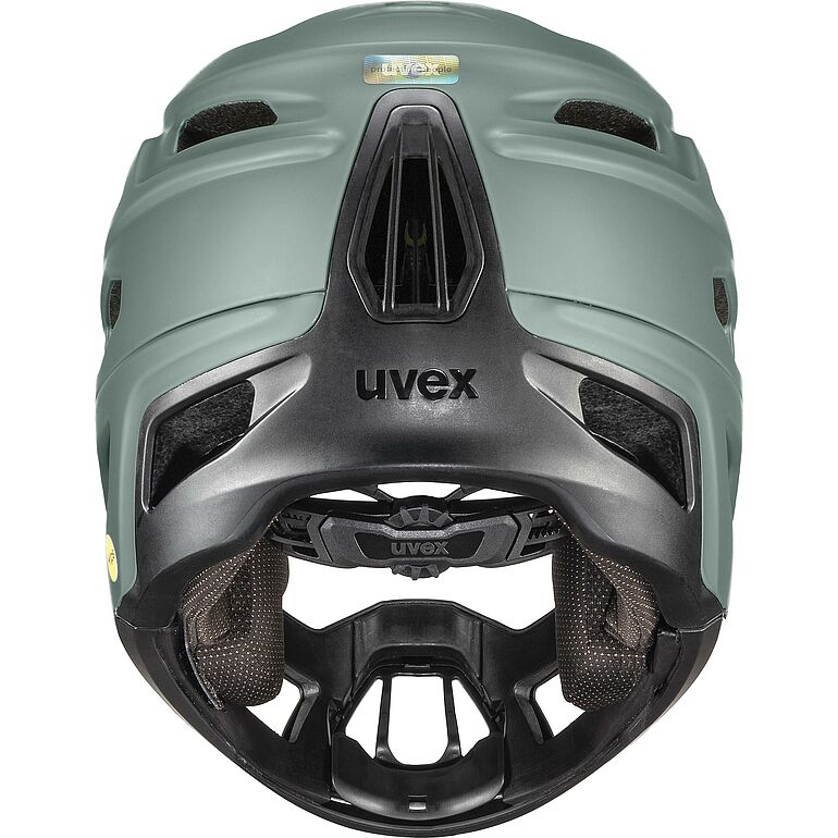 uvex revolt MIPS zeleno čierna matná