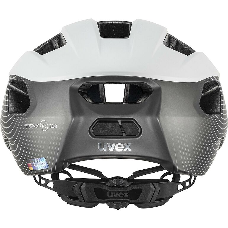 uvex rise cc WE bielo šedá matná