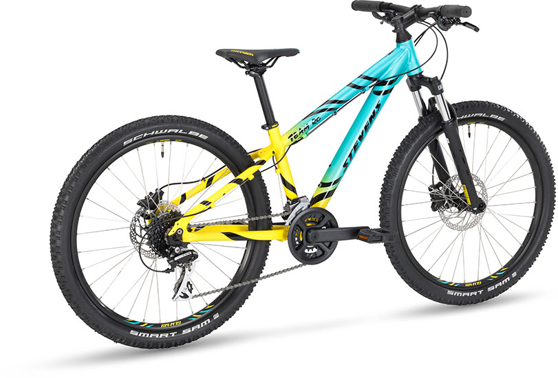 STEVENS TEAM RC 24" citronovo modrý