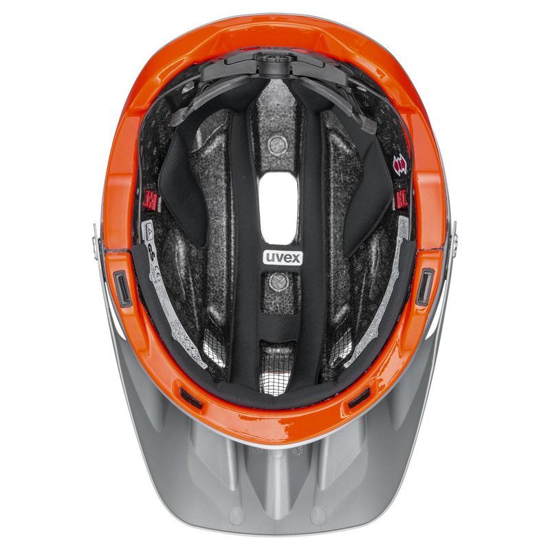 uvex quatro integrale silver-orange mat