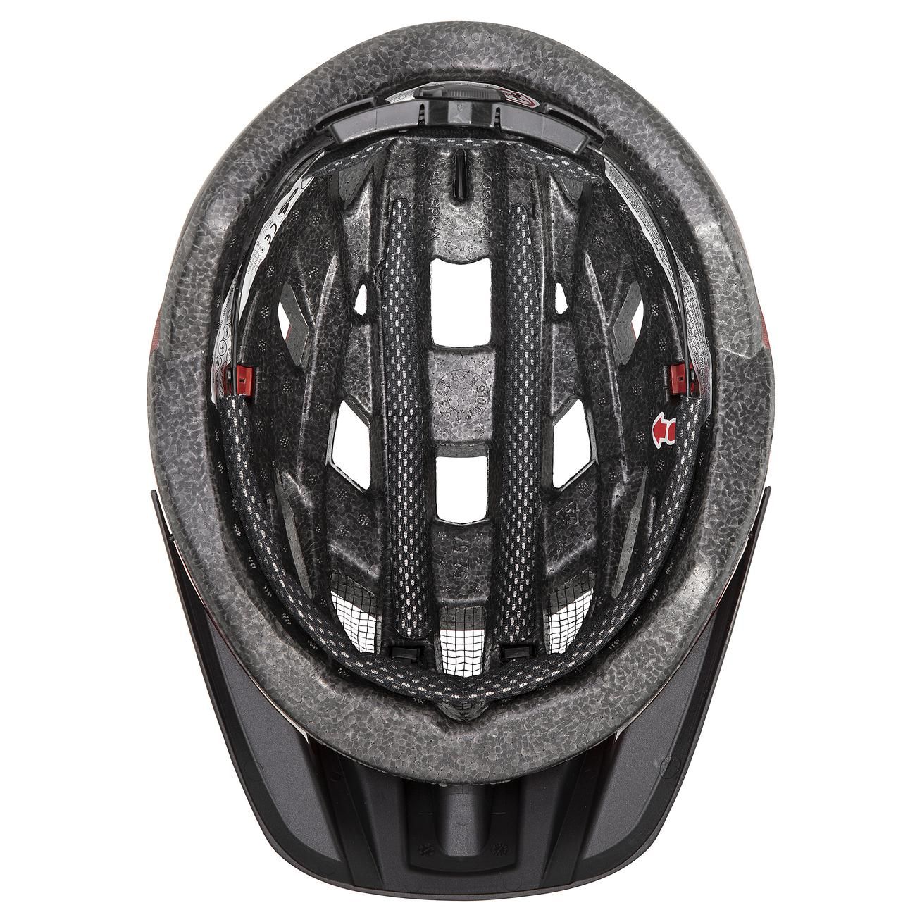 uvex i-vo cc red black mat