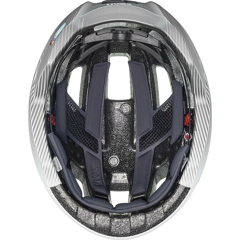 uvex rise cc WE bielo šedá matná