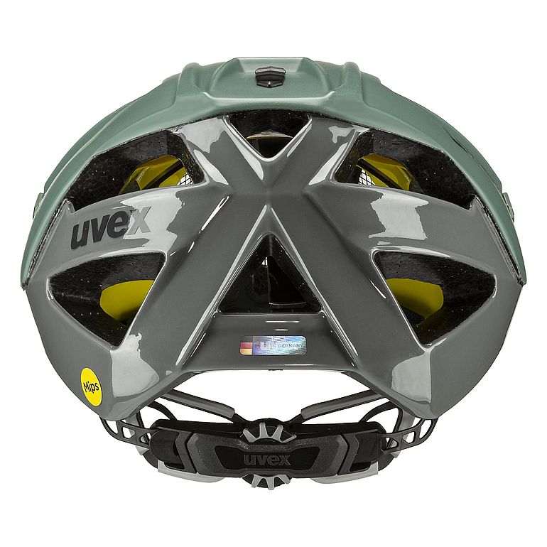 uvex quatro cc MIPS moss rhino
