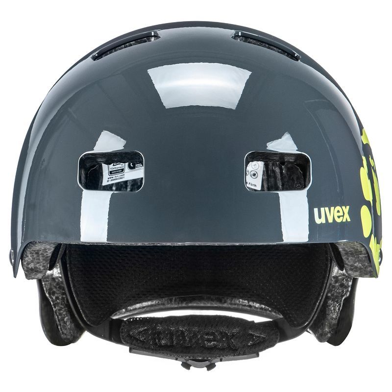 uvex kid 3 dirtbike grey-lime