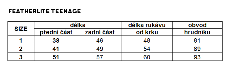 Dětská bunda HAVEN Featherlite TeenAge vel. 1 (4-5 let)