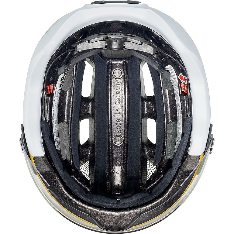 uvex finale visor žltá matná s bielou