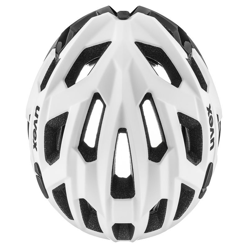 uvex race 7 white black