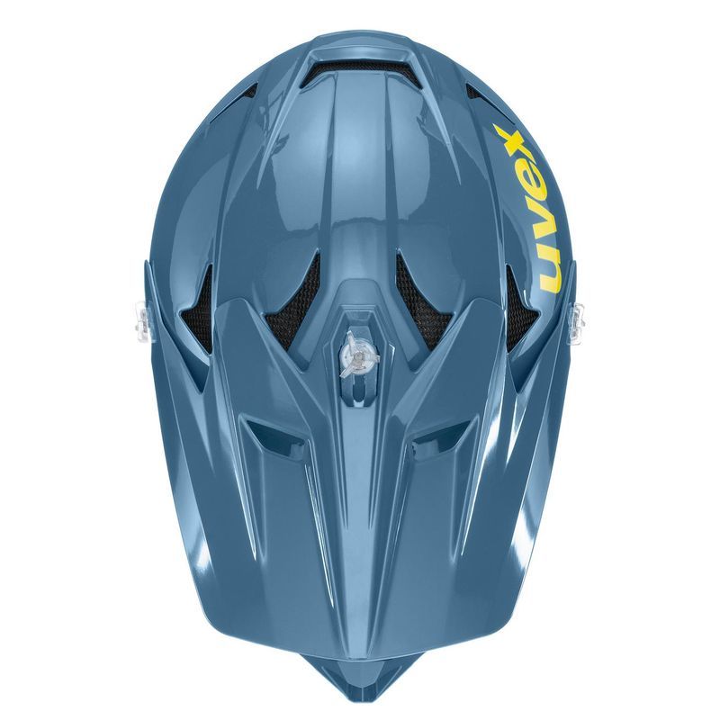 uvex hlmt 10 bike blue fire