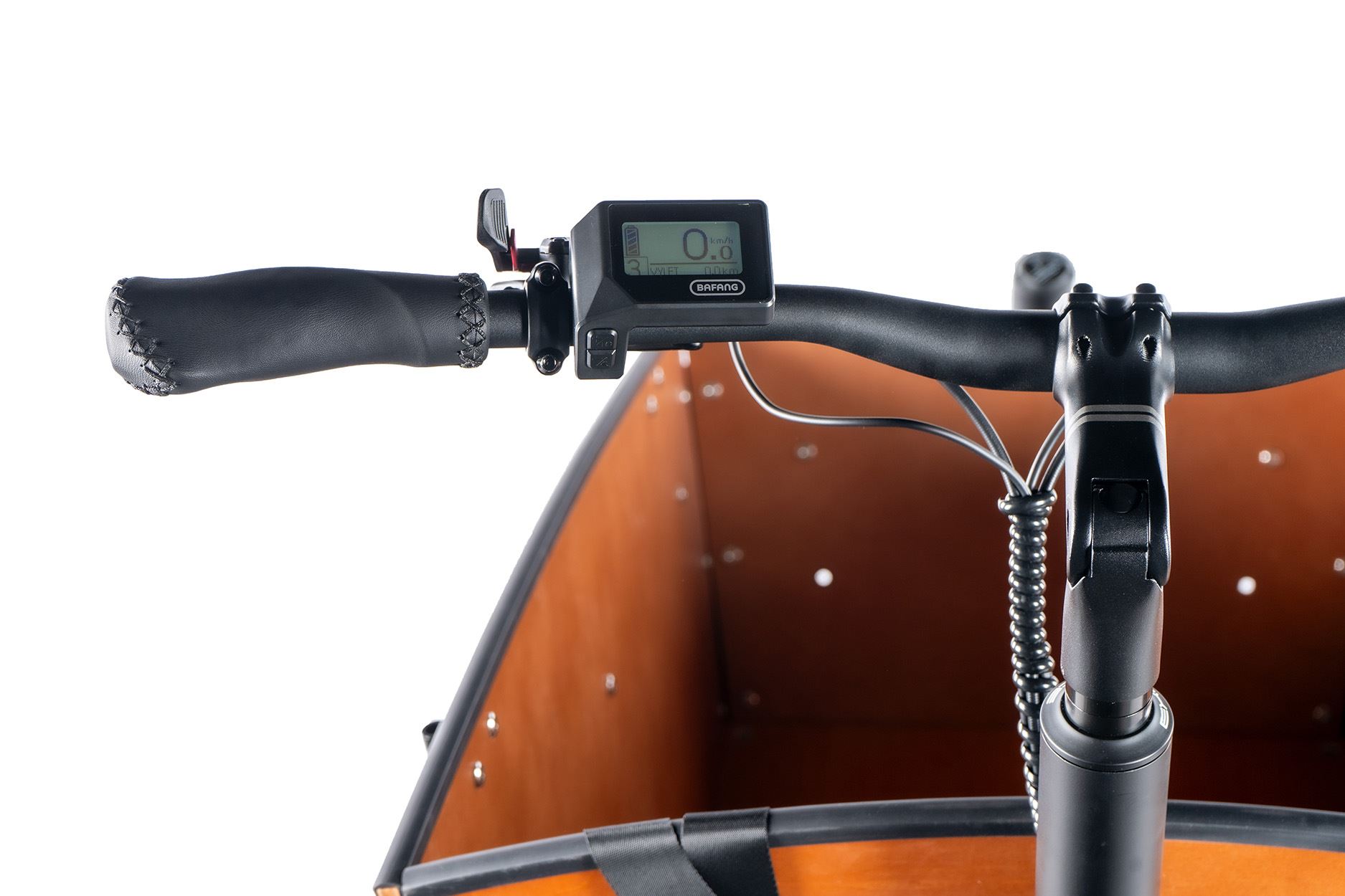 Leader Fox 2024 Cargo e-bike Family One čierny