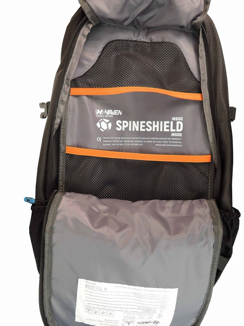 Batoh HAVEN RIDE-KI 22l black/blue s chráničom