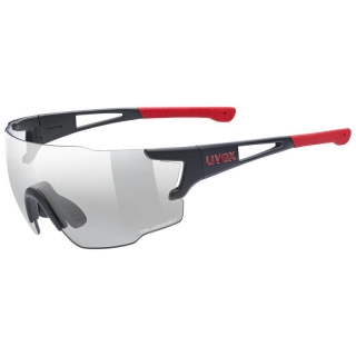 uvex sportstyle 804 V black mat red
