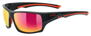 uvex sportstyle 222 Pola black mat red