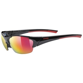 uvex blaze III black red