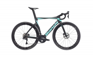 Bianchi Oltre PRO Disc Ultegra Di2 12sp grafit/celeste