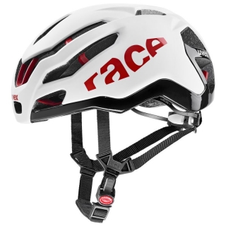 uvex race 9 white red