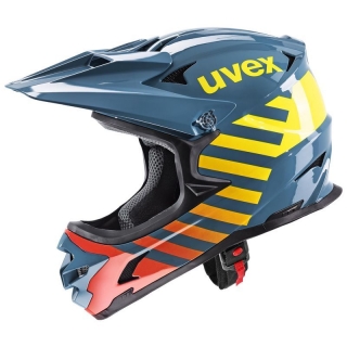 uvex hlmt 10 bike blue fire